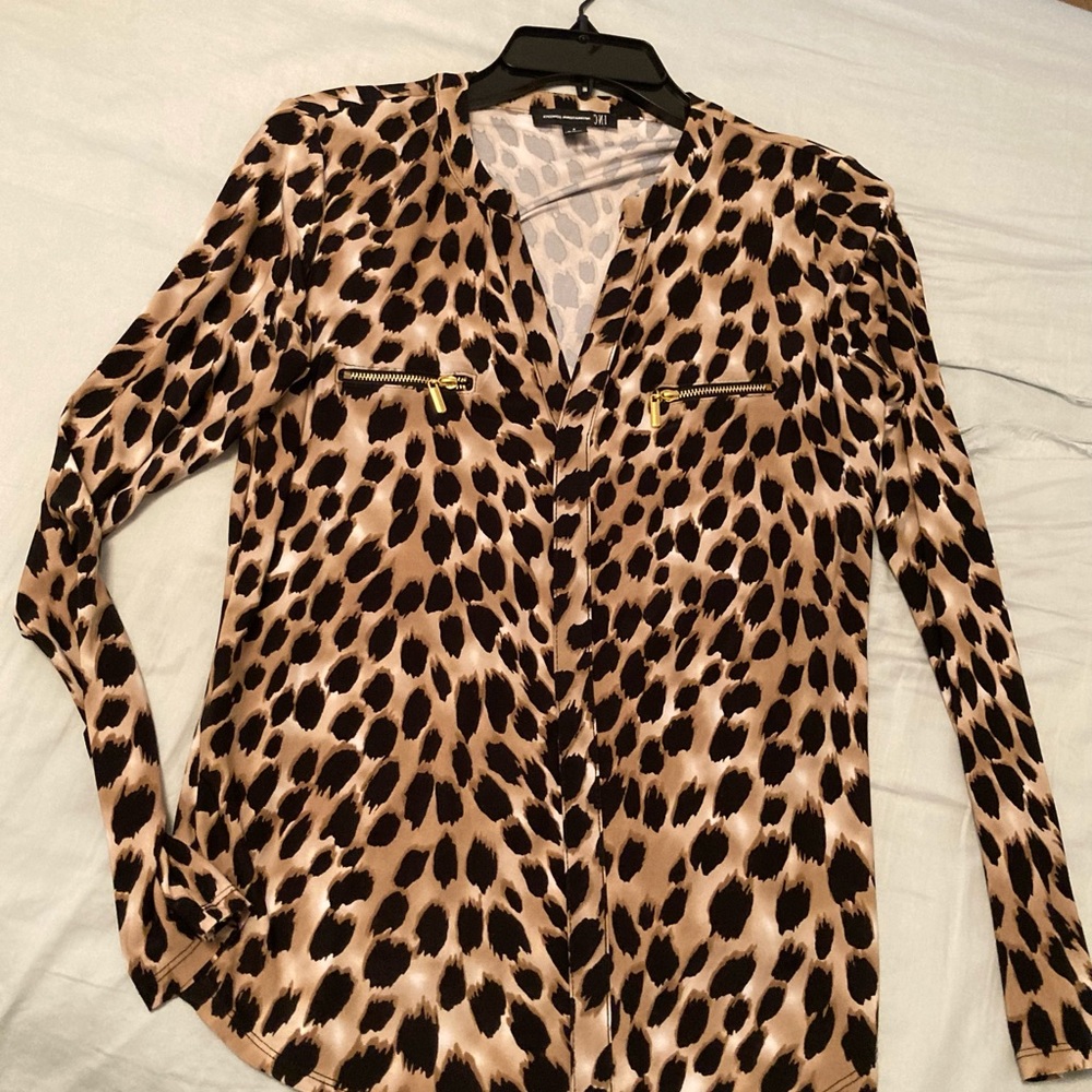 ❤️ INC leopard jersey knit